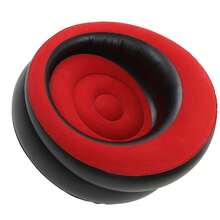 78 X 75cm InflatableSimple Sofa Flocking Couch With a fast valve, Inflatable Chair Ergonomic Design Air Chaise Lounge Portable Blow Up Sofa, Inflatable Couch for Living Room Bedroom Reading Room Office Balcony Travel Futon Sets - Rojo - Ver 9