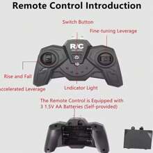 Remote Control Hovering Helicopter, Rechargeable RC Drone, Mini Interaction Airplane Toy, Fun Birthday Or Holiday Gift