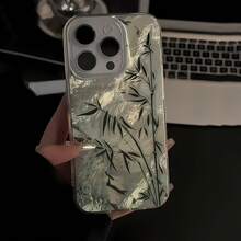 Funda para teléfono móvil con diseño de glaciar y bosque. Compatible con phone 16 Pro Max, 15, 14 Plus, 13, 12 y 11. - Blanco - Ver 2