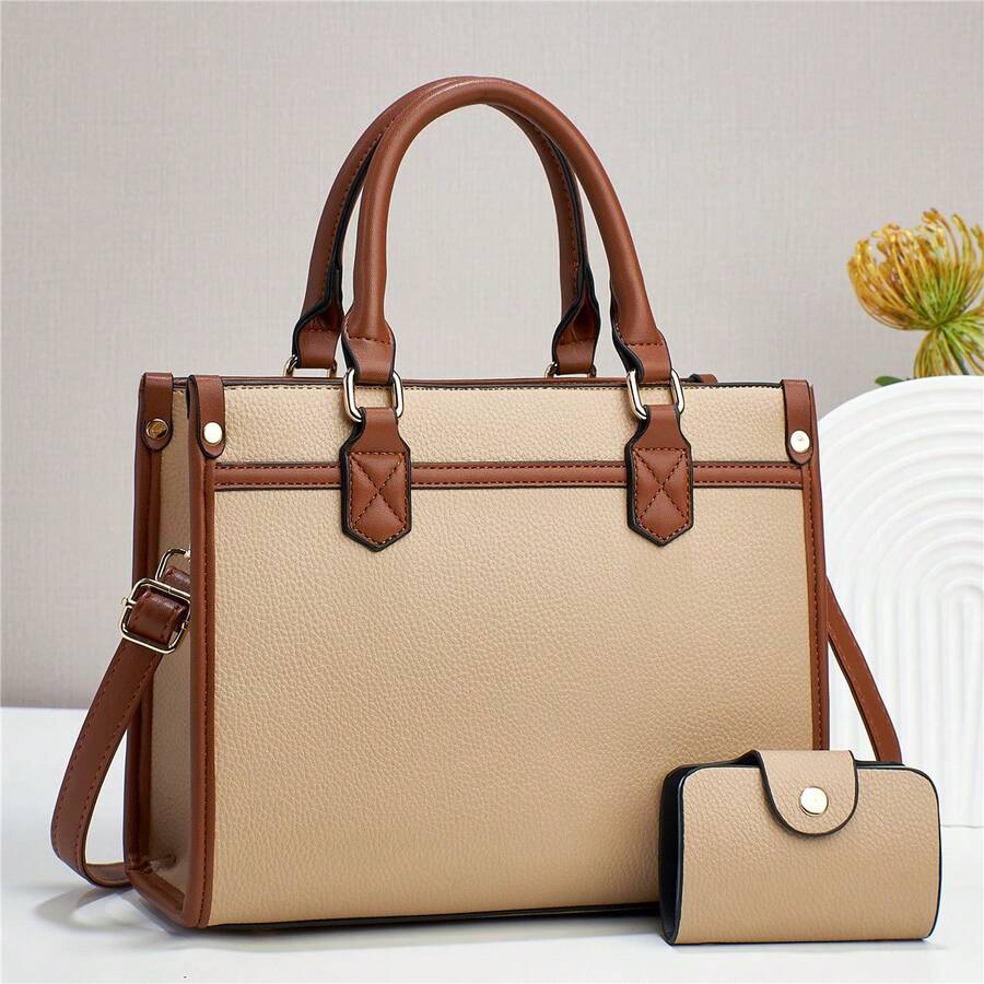 Women Top Handle Bags - 黃色 - 查看 1
