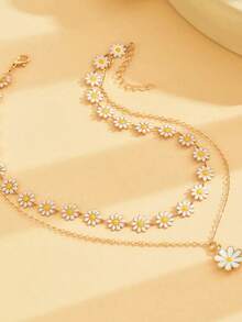 3件套樱桃耳环项链女士首饰套装，独特设计，适合作为情人节礼物、送给女朋友、母亲或母亲节礼物 - 彩色 - 查看 8