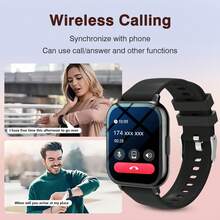 Sports Smart Watch, Suitable For High-Definition Screen Smart Watch, Equipped With LED High-Definition Color Screen, Supports Multiple Languages, Full Touch Screen, Music Player, Call Function, Message Notification - Multicolor - View 2