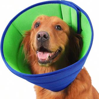 Elizabeth Collar For Pets, Dog & Cat Spay/Neuter Anti-Scratch Lick Bite Washable Mesh Neck Cone