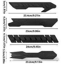 1 pieza Protector de cadena de bicicleta de silicona ENLEE, duradero y antiarañazos, con autoadhesivo, ligero y fácil de instalar, para proteger el cuadro de bicicletas de montaña y de carretera, accesorio de ciclismo al aire libre