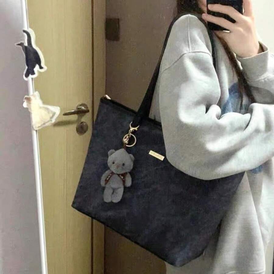 Women Shoulder Bags - 黑色 - 查看 1