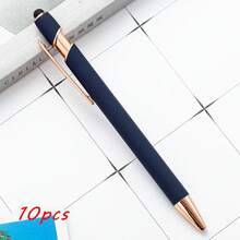 1/10支装定制刻字圆珠笔，多色圆珠笔，带触控笔尖，可个性化定制Logo，是母亲节、父亲节、教师节、婚礼、周年纪念日等场合送给朋友、客户、家人的独特礼物，也适合办公室和学校使用，沙漠秋季舒适风，办公室装饰，新工作礼物，办公用品，永恒的爱 - A - 查看 22