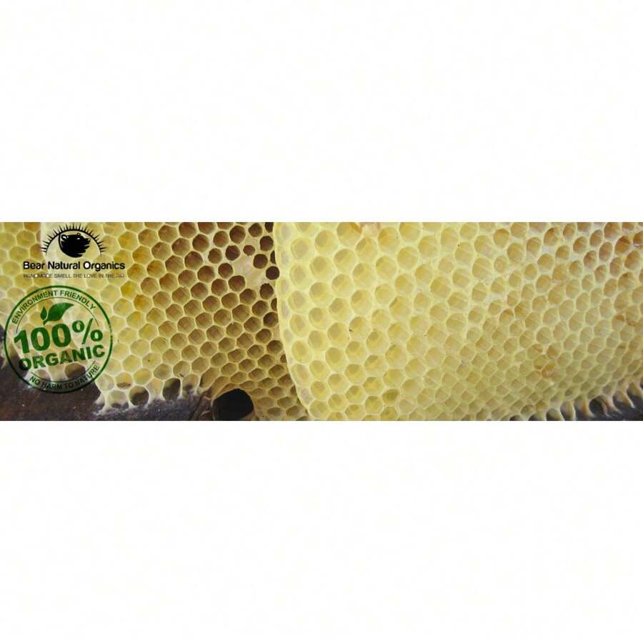 BearNaturalOrganics Pure Natural Beeswax Pillar Candle 2 Inch X 6 Inch