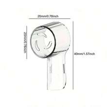 Toothbrush Head Cover, Toothbrush Head Plastic Dustproof Cover, Compatible With IO Ultimate Clean Gentle Care Replacement Heads And IO Series 3 4 5 6 7 7G 8 9 Electric Toothbrush, Convenient Travel Supplies, Home Dorm Supplies - Multicolor - View 7