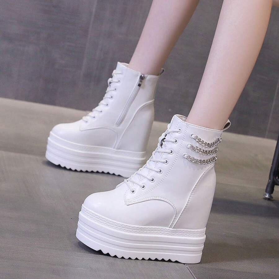 Women Equestrian Boots - 黑色 - 查看 1