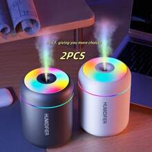 1 pièce Mini diffuseur d'aromathérapie à brumisation d'huiles essentielles et humidificateur AOYI, brumisation fraîche, veilleuse colorée - humidifie l'air, garde frais et détend le corps et l'esprit (utilisation alimentée par USB)