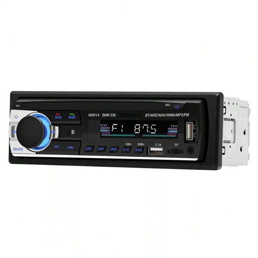 Reproductor estéreo para coche JSD-530-MP3 Radio para coche 60Wx4 con 2 USB y lector de tarjetas SD, carga rápida FM - Negro - Ver 1