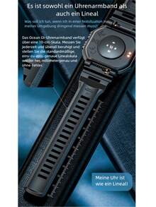 LOKMAT OCEAN GT Smartwatch, 1.75-Inch HD Screen, Bluetooth Calling, Push Message Reminders, Over 100 Sports Functions, Waterproof Outdoor Sports Watch, Flashlight Lighting Function - OCEAN GT - 查看 11