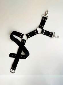 Men's Leather Leg Harness Punk Leather Garter Belt For Men Rave Party Outfit Men's Waist Accessories