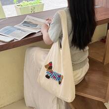 Women Shoulder Bags - 黑色小貓單肩包 - 查看 1