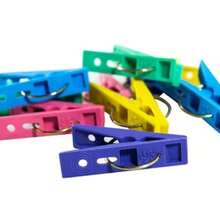Pinzas Para Ropa De Plastico Colores pastel, Durables - 100 Piezas - Ver 2