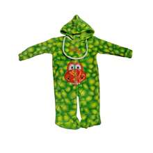 MAMELUCOS CALIENTITOS PARA BEBE UNISEX, UNITALLA, MAXIMO 6 M, DISEÑO OSITOS, CALIENTITO, INCLUYE BABERO. 0 a 6 M - Verde - Ver 2