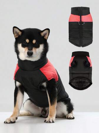 冬季保暖防水狗狗夹克，适合小型犬、中型犬、大型犬、吉娃娃背心、法国斗牛犬服装、宠物服装、狗狗外套、冬季狗狗外套、狗狗服装、7 种尺码、适合大型犬、中型犬和小型犬、狗狗背心、狗狗寒冷天气外套、防水狗狗雪地服、狗狗冬季夹克防风、狗狗羽绒夹克蓝色多种尺码