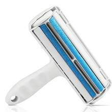 Rodillo quitapelos para perro/gato, cepillo reutilizable para eliminar el pelo de mascotas, fácil de autolimpiar, con quitapelos para mascotas