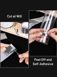 1600 件自粘镜面贴纸迷你方形镜子适用于工艺品家居装饰迪斯科派对装饰 DIY 迪斯科球花瓶杯子相框（5 X 5 毫米）（某些部件可能随机） - 銀色 - 查看 5