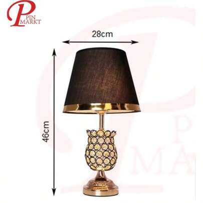 Lámparas de mesa de cristal, lámparas de escritorio, lujosas y modernas lámparas de tela contemporáneas, compatibles con vestíbulo, sala de estar, oficina y .,luces colgantes base E27