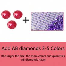 DIY AB Diamond Painting, Customizable Photo, Full Drill Round, Personalized Souvenir Artwork, People Landscape, Cute Pets Friends, Gift, 1pc, Highly Decorative, With Adhesive Backing, Modern Style, Customizable, Personalized, Suitable For Graduation Ceremony, Housewarming Party And Other Occasions, Can Decorate Home And Other Places. - White - View 8