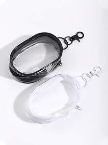 2 pezzi Borsa trasparente per l'organizzazione dei cavi dati, organizer per cavi USB, borsa per accessori elettronici, accessori da viaggio per lo stoccaggio, borse cosmetiche, utilizzati per organizzare cavi USB, cuffie e altri articoli funzionali. Un must-have per i viaggi, la prima scelta per il ritorno a scuola e un regalo per le vacanze. - Multicolore - Visualizzare 8