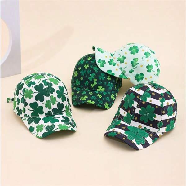1pc Polyester Striped Bohemian Windproof UV Protection Decorative Unisex Baseball Cap, Suitable For Outdoor Sports All Seasons
