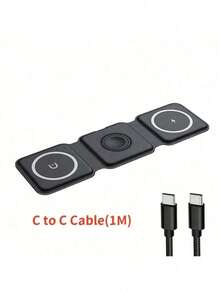 Bộ sạc không dây 3 trong 1 tương thích với iPhone 12/13/14/15/16, 3/Pro, , Đế sạc không dây từ tính có thể gập lại để du lịch Bộ sạc không dây 3 trong 1 tương thích với iPhone 12/13/14/15/16, 3/Pro, , Đế sạc không dây từ tính có thể gập lại để du lịch Thích hợp cho văn phòng, ký túc xá và gia đình Bộ sạc điện thoại Nan - Nhiều màu - Xem 8