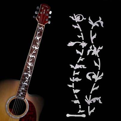 Pegatinas de diapasón con cuello de guitarra DIY, pegatinas de incrustación de trastes para guitarra musical, bajo, guitarra acústica, Guitarra eléctrica