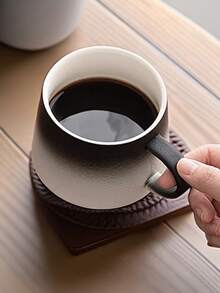 كوب قهوة سيراميك قطعة واحدة، كوب يد شخصي إبداعي، للاستخدام المنزلي، كأس كولا، فنجان شاي بعد الظهر، أكواب مكتب، كاس ماء للجنسين، هدية عطلة، لوازم مدرسية