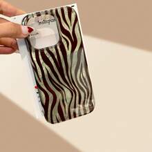 Funda protectora iónica para teléfono móvil con diseño de glaciar, anticaídas y antideslizante. Diseño de cebra americana. Moderna y protectora. Promax/15/14Plus/13/12/11 - transparente - Ver 4