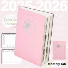 2025-2026 年每周和每月计划笔记本，8*6 英寸，204 页，螺旋装订每日计划整理器，提高工作效率，适合返校和办公室 - A5 - 查看 15