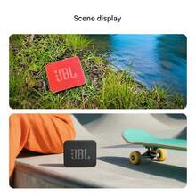 JBL GO ESSENTIAL 2 Limited Edition Waterproof And Dustproof Powerful Professional Bass Mini Palm-Sized Speaker With Big Power Outdoor Party Desktop Multi-Scene Multi-Mode Sound Effect Stylish Speaker Black - Black - View 6