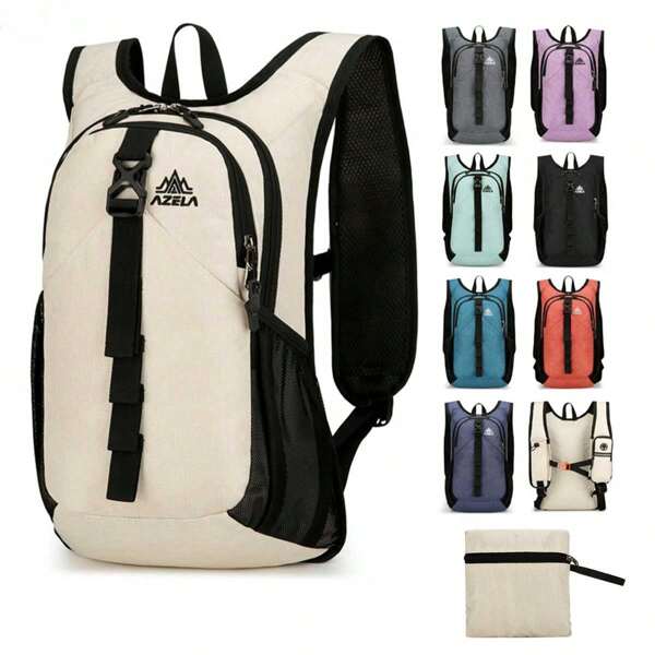 A Lightweight Foldable Outdoor Duffel Bag Backpack, Unisex Waterproof Hiking Large Capacity Sports Backpack, Mountain Bike Riding Road Bike Riding Backpack, Leisure Mountaineering Bag