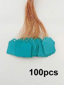 100pcs Hanging Plant Tags, Plastic Waterproof Sunproof Non-Fading PVC Tags, Waterproof Plastic Hanging Tags Garden Markers, Waterproof Succulent Plant Labels - Multicolor - View 17