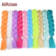 1 szt. losowo kolorowe, żywe, syntetyczne przedłużki do włosów w kolorze ombre – idealne na imprezy młodzieżowe, szkolne wydarzenia i występy na świeżym powietrzu