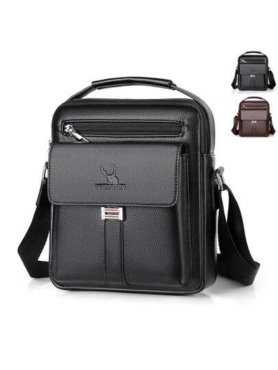 复古真皮单肩包，男士休闲商务斜挎包，父亲节/周年纪念礼物