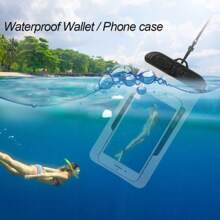 WOOWAVE  Leash 11 Foot Coiled Stand Up Paddle Board Surfboard Leash Stay On Board Ankle Strap With Waterproof Wallet_Phone Case