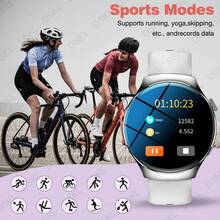 Smartwatch, Wireless Calling/Dialing, Multiple Sports Modes, Incoming Call Alert And Rejection, Message Reminder, SMS Reminder, Compatible With Android System - Silver - View 9