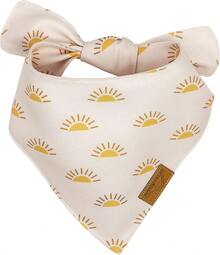 Remy+Roo Large Spring Dog Bandanas - 4 Pack Katherine Set |   Premium Durable Adjustable Polyester Fabric Dog Scarfs |   Patented Shape Dog Bandana,  Pattrens, Floral Dog BandanaChristmas - Cực lớn - Xem 8