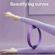 Pilates Yoga Resistance Circle - Full Body Shaping And Muscle Strengthening Home Fitness Accessory, Pilates Resistance Ring For Full Body Workout - EVA Yoga Circle, Shoulder & Back Tightening, Pelvic Floor Muscle Repair, Leg Slimming