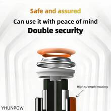 YHUNPOW AA2000mAh、AAA800mAh、1.2V 镍氢充电电池，兼容各种设备 - 5號電池 - 查看 5