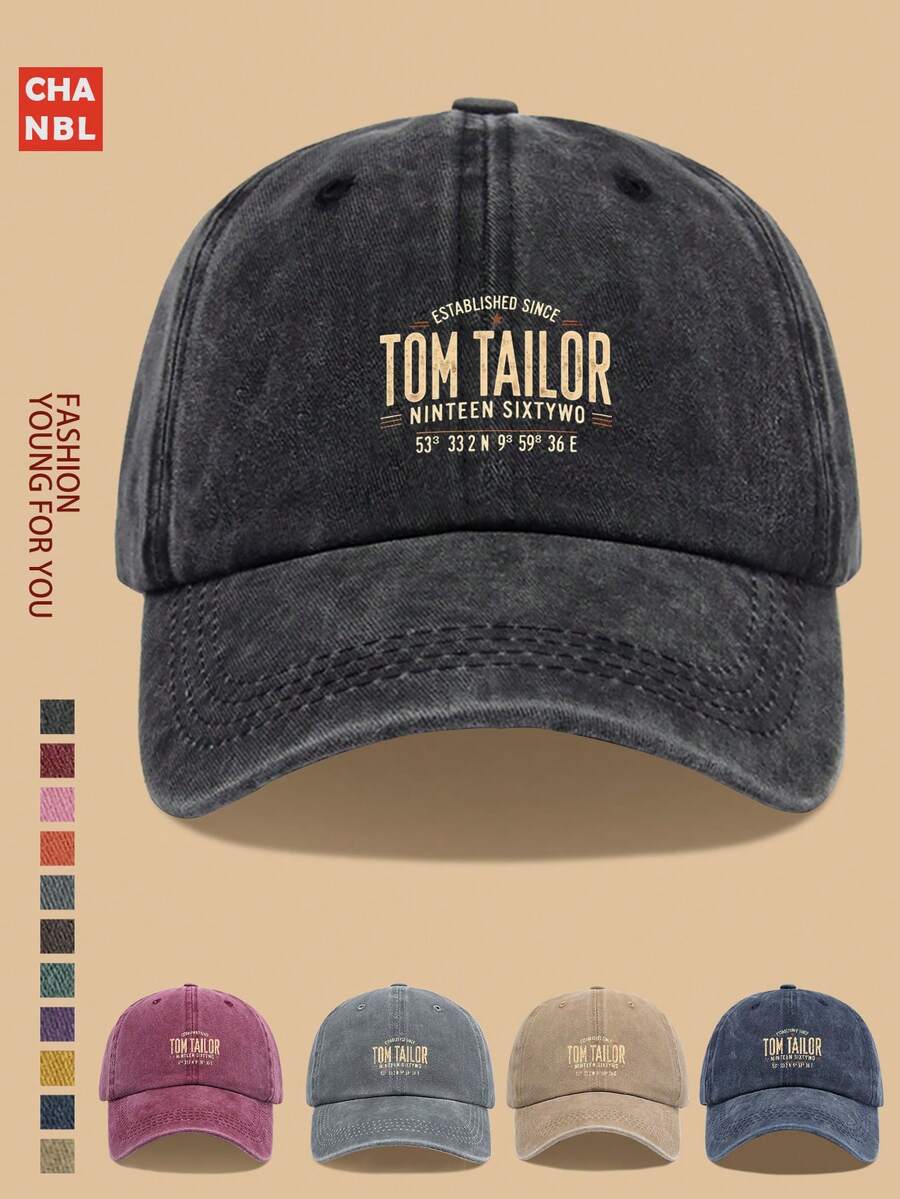 1 Mũ bóng chày Polyester cho nam - Họa tiết "Tom Tailor", Phong cách thể thao hiện đại, Mũ lưỡi trai đen, Thoáng khí & Thoải mái, Màu trơn Tối giản, Vành cong cổ điển, Mũ lưỡi trai mềm mại cho bố, Kích thước có thể điều chỉnh, Mũ trượt ván thường ngày cho cặp đôi trẻ trung, thích hợp cho các hoạt động giải trí ngoài trời, thể thao, đi bộ đường dài, Chiếc mũ lý tưởng cho các ông bố, bà mẹ, tiệc tùng bạn bè - A - Xem 1
