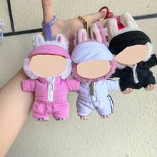 3pcs Basic Keychain Set For Labubu Clothing, Accessories For Sportswear And Doll Clothes