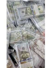 50/100/500/1000 Pieces Of Themed Paper Currency (Approximately 4.57 Inches Long And 1.93 Inches Wide) Are Suitable For Use In Various Parties To Create A Lively Atmosphere During Events Such As Christmas, Ramadan, Valentine's Day, And Various Other Celebrations.