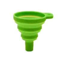 1Pc Color Random, Engine Funnel Automotive General Silicone Liquid Funnel Cleaning Fluid Replacement Foldable Portable Automotive Oil Gasoline Replacement Funnel