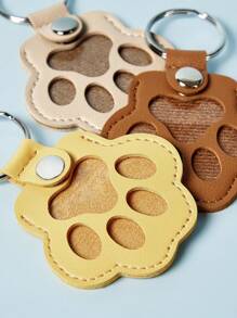 PETSIN Pet Lost Hair Storage Keychain, Cat And Dog Hair Storage Bag, Leather Pet Hair Charm Bag