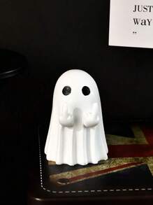 Süße weiße Geister & schwarze Geister Party Dekorationen, Schreibtisch Dekoration, geeignet für Halloween, Partys und Feiertags-Dekorationen Heim-Dekoration Halloween Dekoration Raum Dekoration Herbst Dekoration