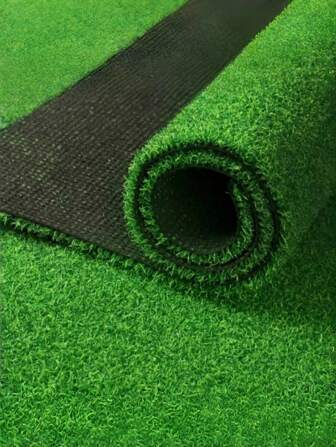 2pcs Artificial Turf, Plastic Synthetic Grass, Fake Grass Carpet, Decorative Green Carpet For Balcony, Outdoor Football Field, Suitable For Outdoor Football And Home Decoration.