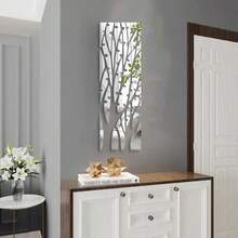 1Set Removable "Lucky Tree" Acrylic Mirror Wall Stickers, Soft Acrylic Self-Adhesive DIY Decorative Pieces, Multi-Style, Suitable For Home Living Room, Sofa, Bedroom, New Year, Spring Festival Decoration Room Decor Wall Decor Wall Mirror Mirror For Room Home Decor Bathroom Decor Living Room Decor - Multicolor - View 19